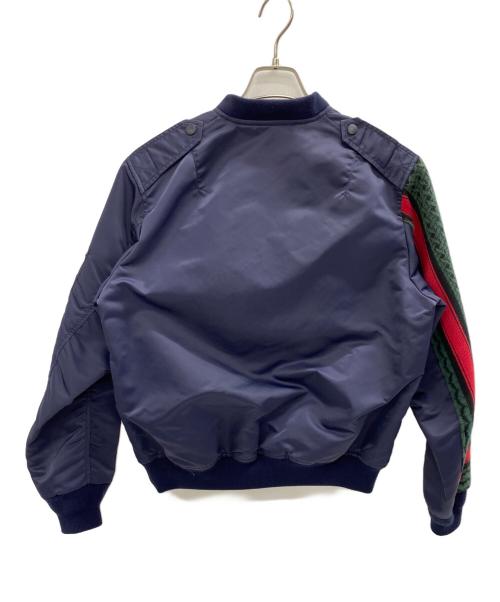 whiz limited（ウィズリミテッド）whiz limited (ウィズリミテッド) MA-1ジャケット ネイビー×グリーン サイズ:Lの古着・服飾アイテム