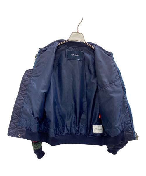 whiz limited（ウィズリミテッド）whiz limited (ウィズリミテッド) MA-1ジャケット ネイビー×グリーン サイズ:Lの古着・服飾アイテム