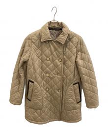 MACKINTOSH（マッキントッシュ）の古着「キルティングコート」｜ベージュ×ブラウン