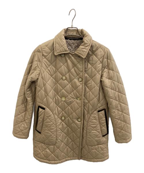 MACKINTOSH（マッキントッシュ）MACKINTOSH (マッキントッシュ) キルティングコート ベージュ×ブラウン サイズ:38の古着・服飾アイテム