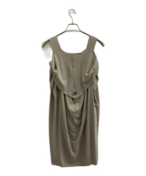 Maison Margiela（メゾンマルジェラ）Maison Margiela (メゾンマルジェラ) ノースリーブ・キャミソールワンピース グレー サイズ:38の古着・服飾アイテム
