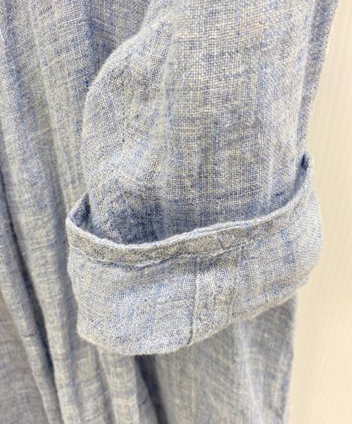 中川政七商店（ナカガワマサシチショウテン）中川政七商店 (ナカガワマサシチショウテン) 薄手カーディガン ネイビー サイズ:Fの古着・服飾アイテム