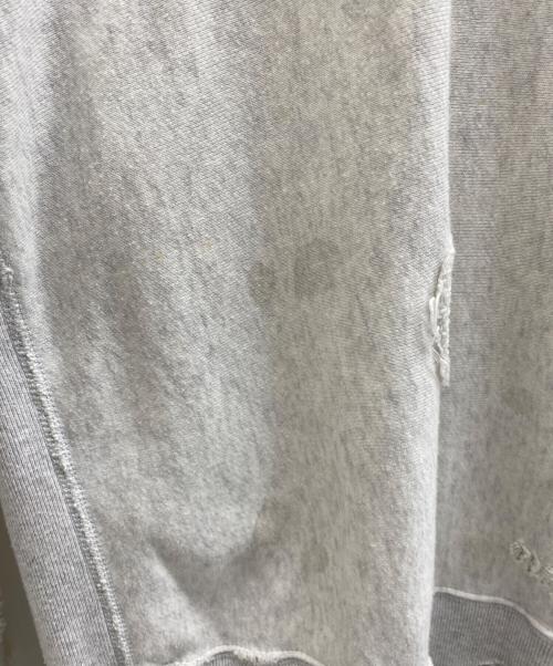 ANCELLM（アンセルム）ANCELLM (アンセルム) AN M CRASH CREWNECK SWEAT SHIRT ライトグレー サイズ:2の古着・服飾アイテム