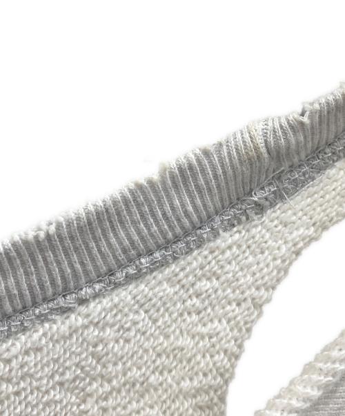 ANCELLM（アンセルム）ANCELLM (アンセルム) AN M CRASH CREWNECK SWEAT SHIRT ライトグレー サイズ:2の古着・服飾アイテム