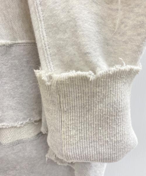 ANCELLM（アンセルム）ANCELLM (アンセルム) AN M CRASH CREWNECK SWEAT SHIRT ライトグレー サイズ:2の古着・服飾アイテム