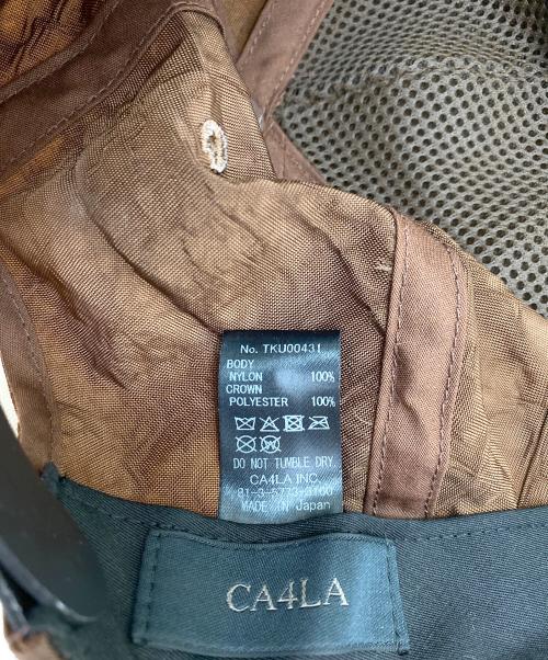 CA4LA（カシラ）CA4LA (カシラ) キャップ ブラウンの古着・服飾アイテム