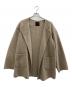 Spick and Span（スピックアンドスパン）の古着「ノーカラーコート」｜ベージュ
