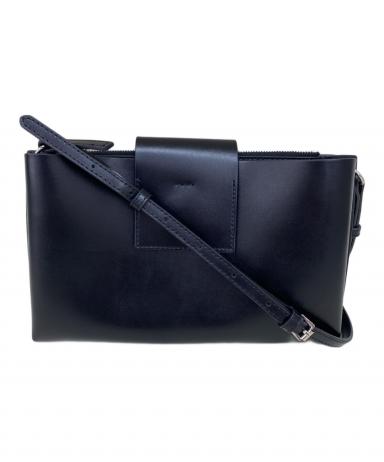 YAHKI ヤーキ ショルダーバッグ  黒 【古着】【中古】【送料無料】 中古・古着通販】YAHKI (ヤーキ) ショルダーバッグ ブラック｜ブランド