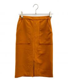 ROPE（ロペ）の古着「ミディスカート」｜ブラウン