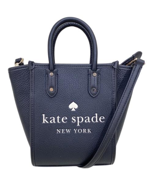 Kate Spade（ケイトスペード）Kate Spade (ケイトスペード) 2WAYバッグ ブラック×ホワイトの古着・服飾アイテム