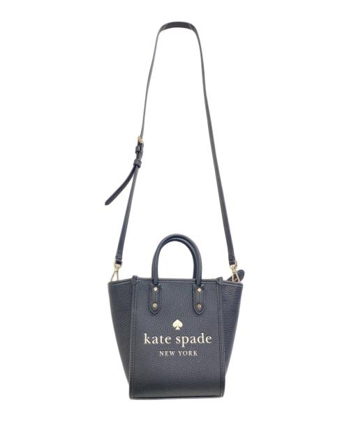 Kate Spade（ケイトスペード）Kate Spade (ケイトスペード) 2WAYバッグ ブラック×ホワイトの古着・服飾アイテム