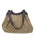 GUCCI (グッチ) トートバッグ ベージュ×ブラウン：42000円