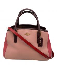 COACH（コーチ）の古着「ハンドバッグ」｜ピンク
