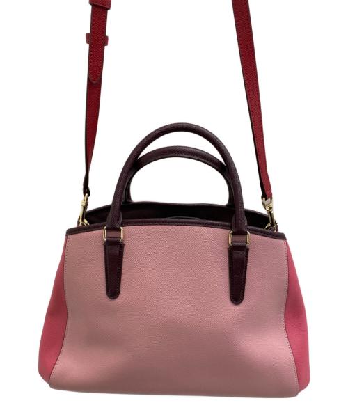 COACH（コーチ）COACH (コーチ) ハンドバッグ ピンクの古着・服飾アイテム