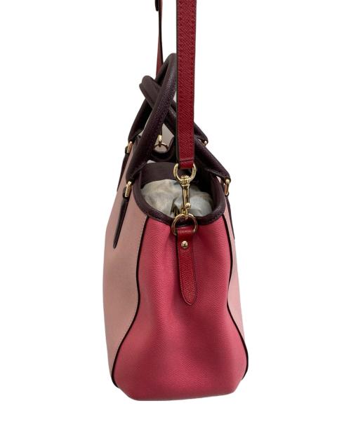COACH（コーチ）COACH (コーチ) ハンドバッグ ピンクの古着・服飾アイテム