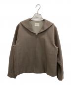 Demi-Luxe Beamsデミルクス ビームス）の古着「セーラーカラー ジップ ブルゾン」｜ブラウン