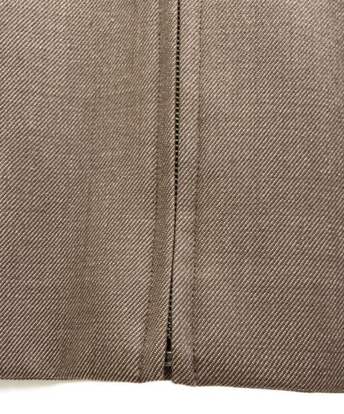 Demi-Luxe Beams（デミルクス ビームス）Demi-Luxe Beams (デミルクス ビームス) セーラーカラー ジップ ブルゾン ブラウン サイズ:36の古着・服飾アイテム