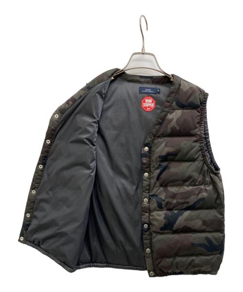 SHIPS（シップス）SHIPS (シップス) ダウンベスト カーキ サイズ:Sの古着・服飾アイテム