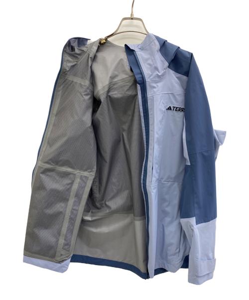 adidas（アディダス）adidas (アディダス) マウンテンパーカー スカイブルー サイズ:XLの古着・服飾アイテム