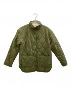 MAITRESSEメトレス）の古着「キルティングジャケット」｜カーキ×ベージュ