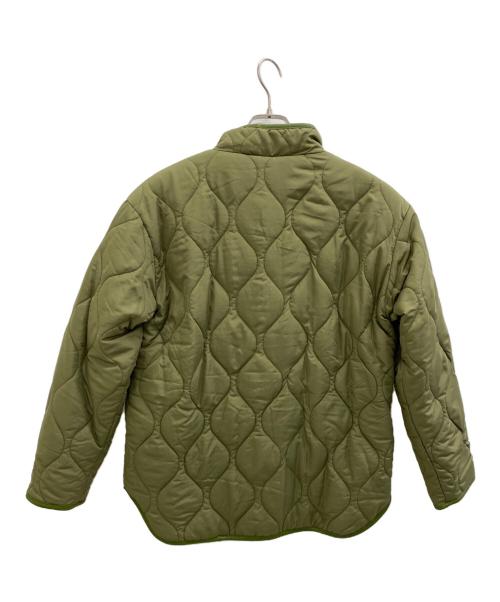 MAITRESSE（メトレス）MAITRESSE (メトレス) キルティングジャケット カーキ×ベージュ サイズ:9号の古着・服飾アイテム