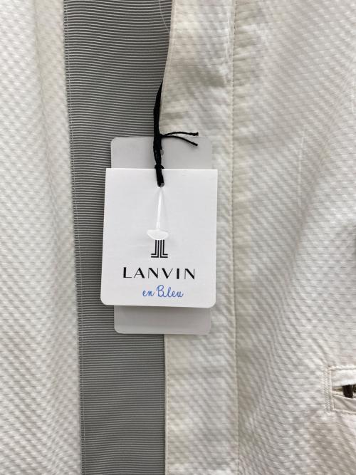 LANVIN en Bleu（ランバンオンブルー）LANVIN en Bleu (ランバンオンブルー) ジャケット ホワイト サイズ:50 未使用品の古着・服飾アイテム