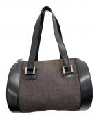 BVLGARIブルガリ）の古着「ワンショルダーバッグ」｜グレー×ブラック