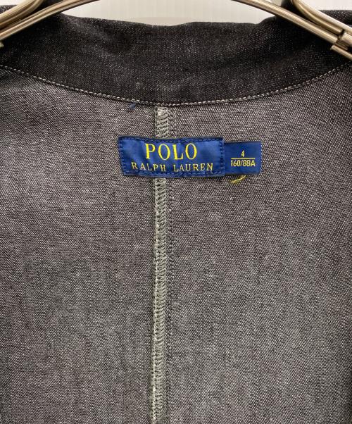 POLO RALPH LAUREN（ポロ・ラルフローレン）POLO RALPH LAUREN (ポロ・ラルフローレン) 長袖ワンピース ブラック サイズ:SIZE 4の古着・服飾アイテム