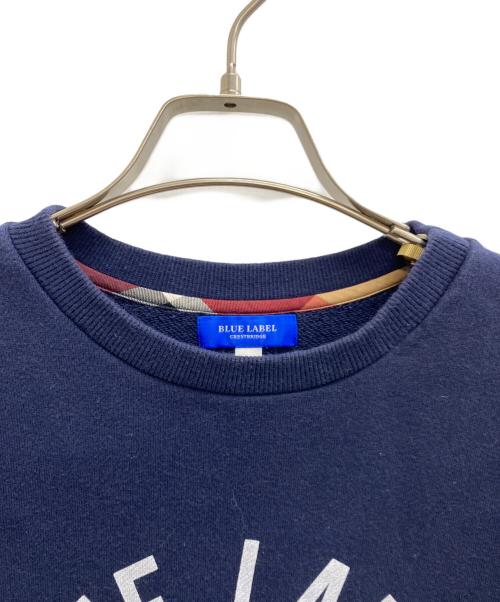 BURBERRY BLUE LABEL（バーバリー ブルー レーベル）BURBERRY BLUE LABEL (バーバリーロンドンブルーレーベル) スウェット ネイビー サイズ:38の古着・服飾アイテム