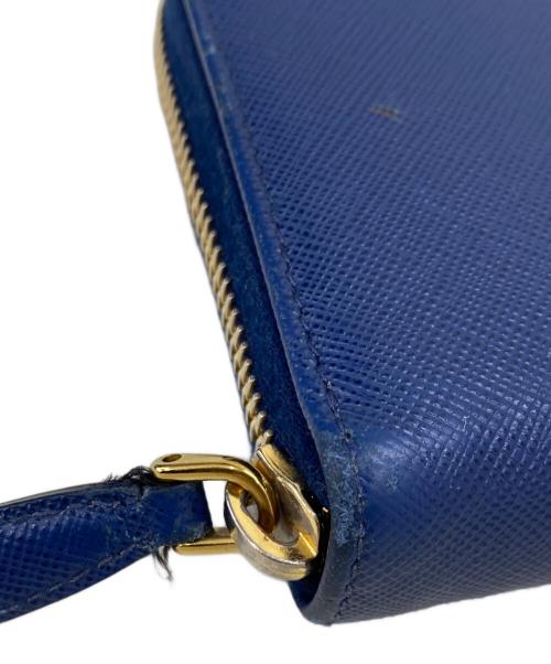 PRADA（プラダ）PRADA (プラダ) 長財布 ブルーの古着・服飾アイテム