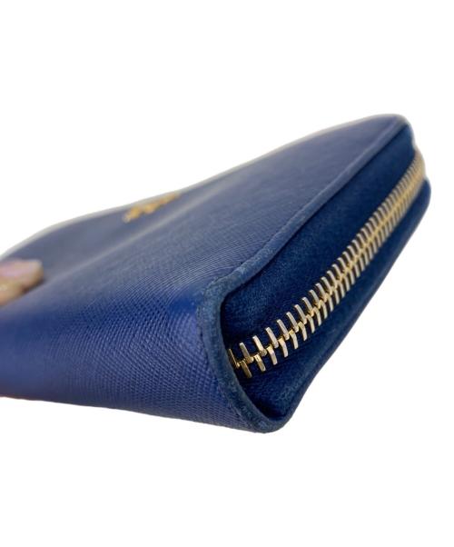 PRADA（プラダ）PRADA (プラダ) 長財布 ブルーの古着・服飾アイテム