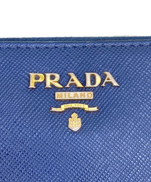 PRADA（プラダ）PRADA (プラダ) 長財布 ブルーの古着・服飾アイテム