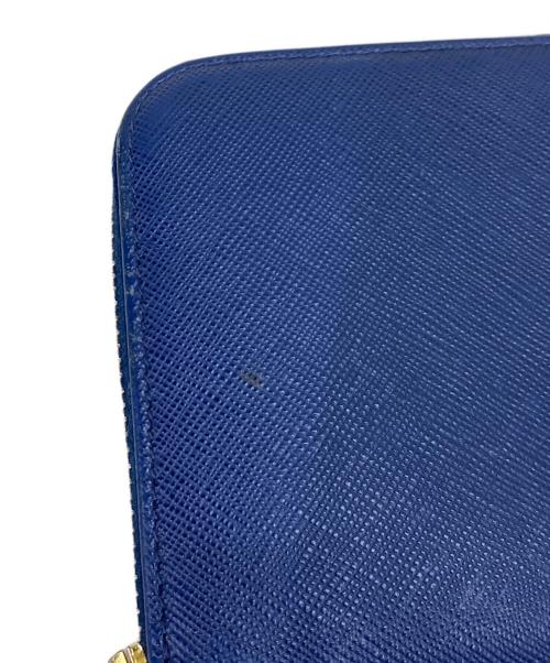 PRADA（プラダ）PRADA (プラダ) 長財布 ブルーの古着・服飾アイテム