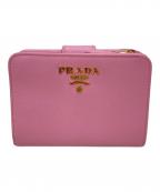 PRADAプラダ）の古着「2つ折り財布」｜ピンク