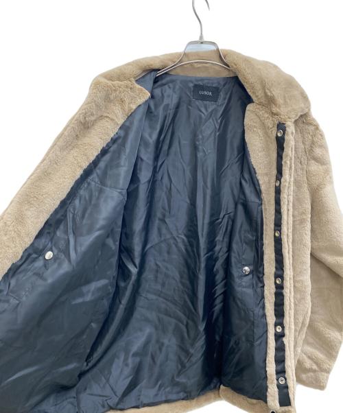 LUSOR（ルーソル）LUSOR (ルーソル) ファージャケット ベージュ サイズ:Ｌの古着・服飾アイテム