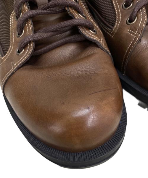 GUCCI（グッチ）GUCCI (グッチ) 編上げブーツ ブラウン サイズ:10¹/₂の古着・服飾アイテム