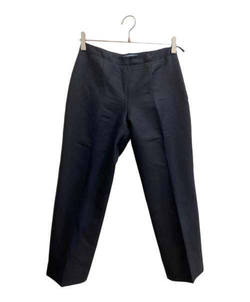 PRADA（プラダ）PRADA (プラダ) センタープレスパンツ ブラック サイズ:Mの古着・服飾アイテム