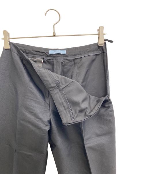 PRADA（プラダ）PRADA (プラダ) センタープレスパンツ ブラック サイズ:Mの古着・服飾アイテム