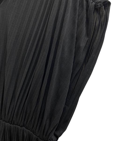 Ele natural beauty（エレ ナチュラルビューティー）ELE NATURAL BEAUTY (エレ ナチュラルビューティー) ノースリーブワンピース ブラック サイズ:38の古着・服飾アイテム