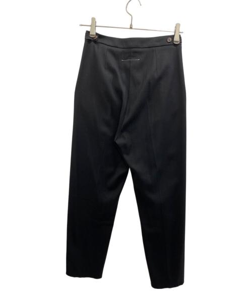 MM6 Maison Margiela（エムエムシックスメゾンマルジェラ）MM6 Maison Margiela (エムエムシックスメゾンマルジェラ) スラックス ブラック サイズ:36の古着・服飾アイテム