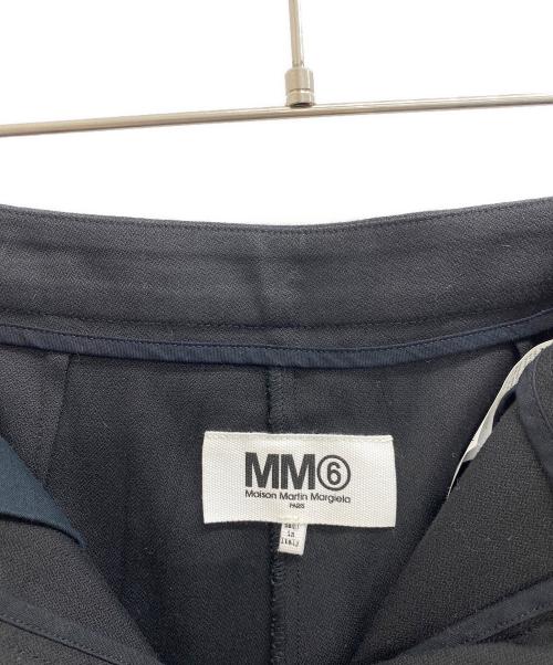 MM6 Maison Margiela（エムエムシックスメゾンマルジェラ）MM6 Maison Margiela (エムエムシックスメゾンマルジェラ) スラックス ブラック サイズ:36の古着・服飾アイテム