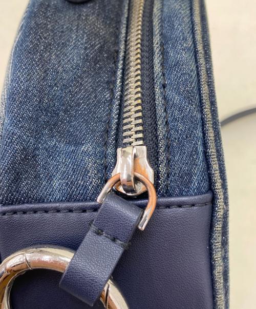 DIESEL（ディーゼル）DIESEL (ディーゼル) ラウンドクロスボディバッグ インディゴの古着・服飾アイテム