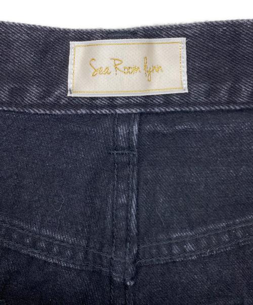 Sea Room lynn（シールームリン）Sea Room lynn (シールームリン) デニムパンツ ブラック×ベージュ サイズ:W24の古着・服飾アイテム