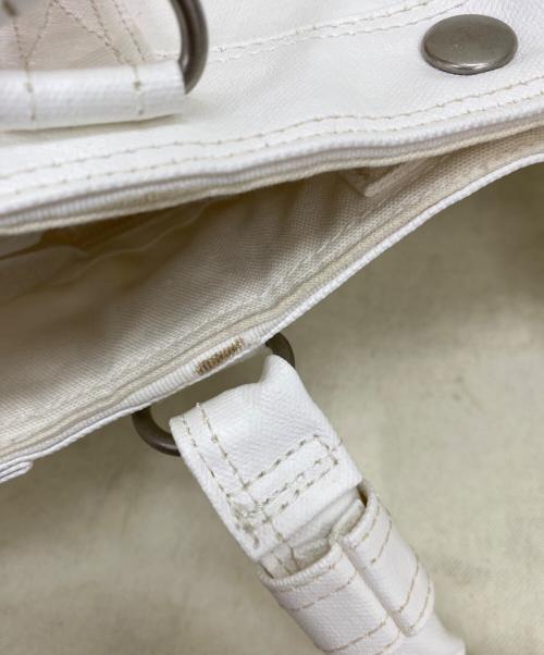 PORTER（ポーター）PORTER (ポーター) TOTE BAG ホワイトの古着・服飾アイテム