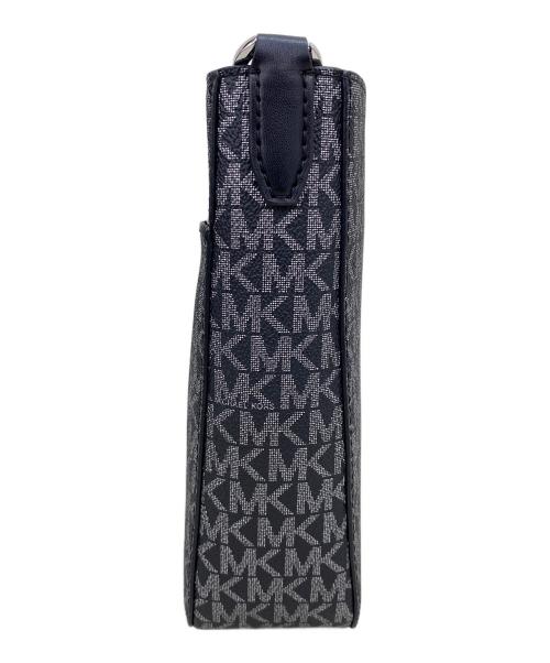 MICHAEL KORS（マイケル・コース）MICHAEL KORS (マイケル・コース) ショルダーバッグ ブラック×グレーの古着・服飾アイテム
