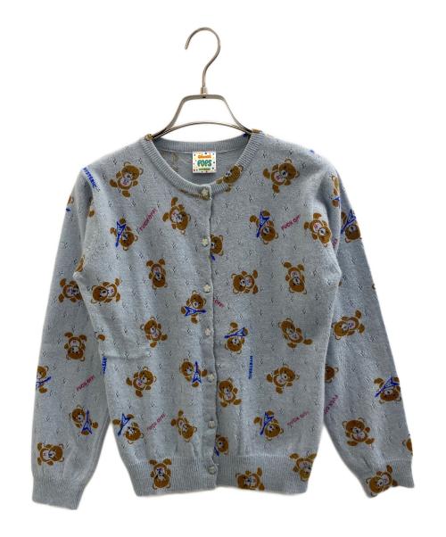 hysterics（ヒステリックス）hysterics (ヒステリックス) 薄手カーディガン ブルー サイズ:FREEの古着・服飾アイテム