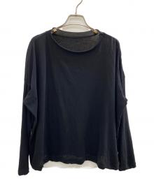 Y's（ワイズ）の古着「長袖カットソー」｜ブラック