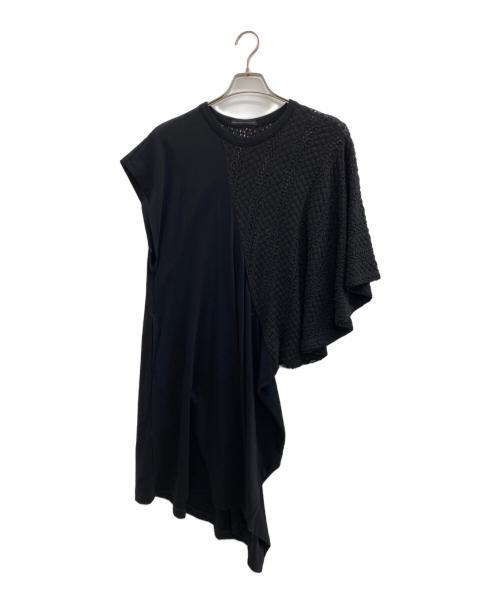 Y's（ワイズ）Y's (ワイズ) 半袖ワンピース ブラック サイズ:2の古着・服飾アイテム