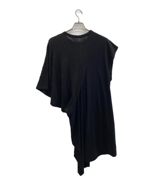 Y's（ワイズ）Y's (ワイズ) 半袖ワンピース ブラック サイズ:2の古着・服飾アイテム