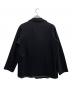 Y's (ワイズ) W/ FLANNEL HAND STITCHED LEFT FACING SHIRT JACKET ブラック サイズ:不明：60000円